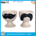 Christams moustache design chicken Egg Cup